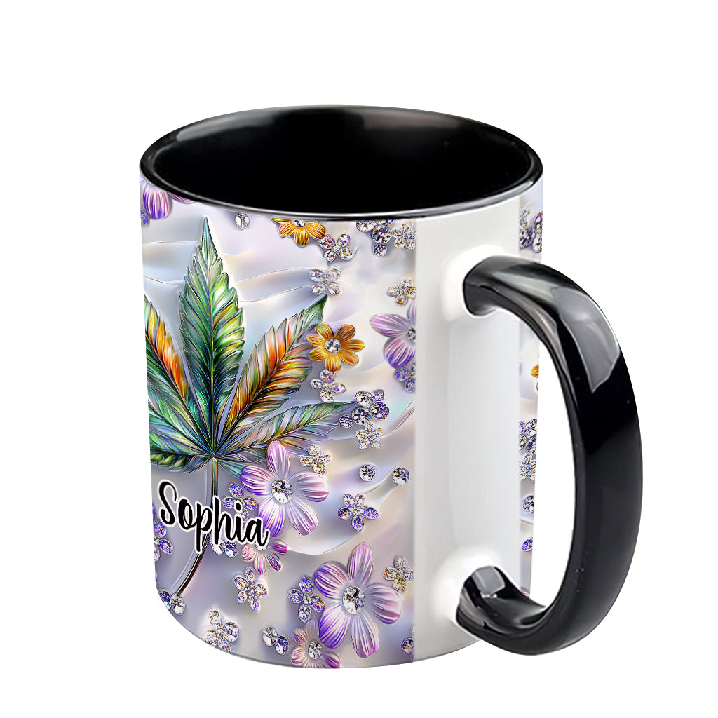 Beautiful Leaf - Personalized Weed Accent Mug