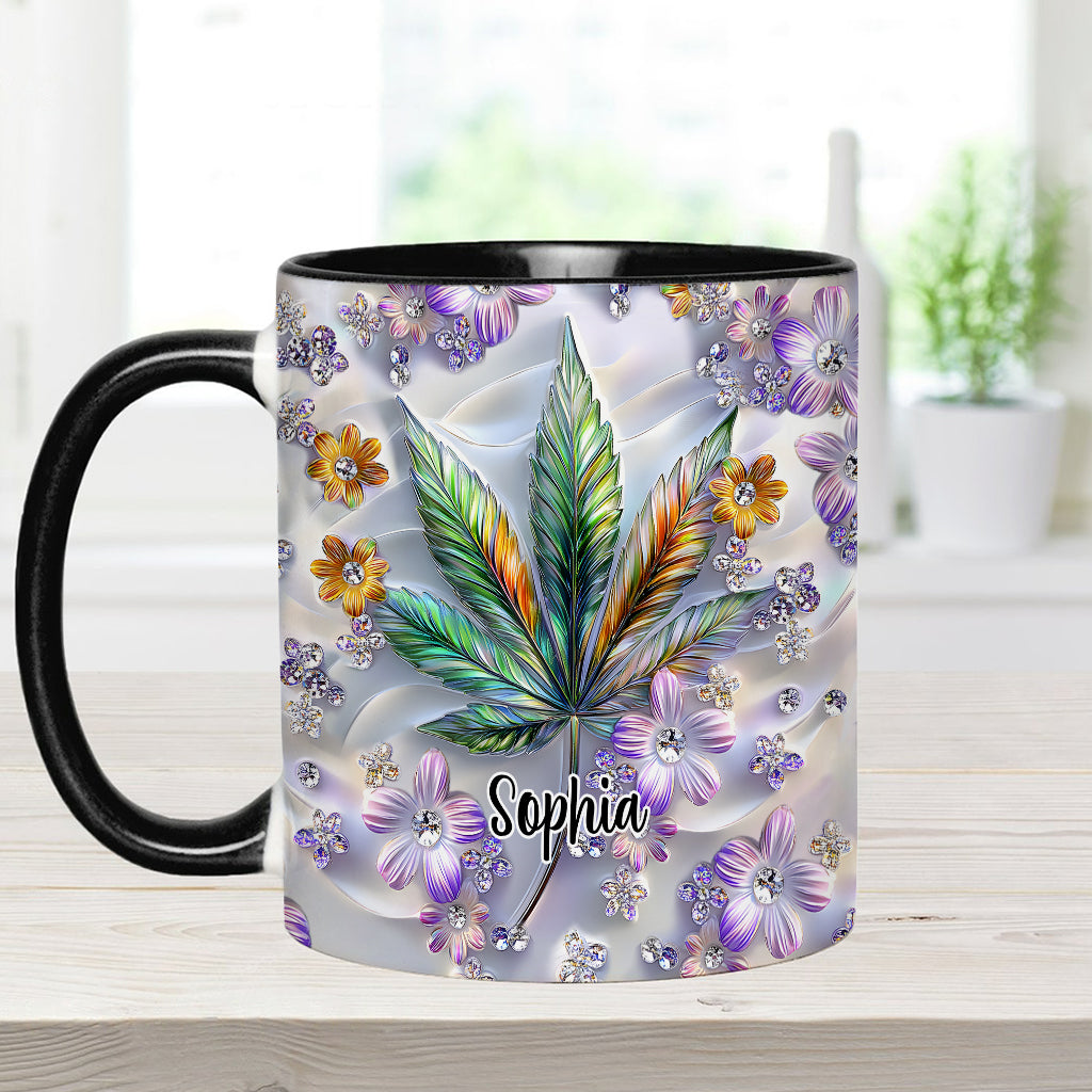 Beautiful Leaf - Personalized Weed Accent Mug