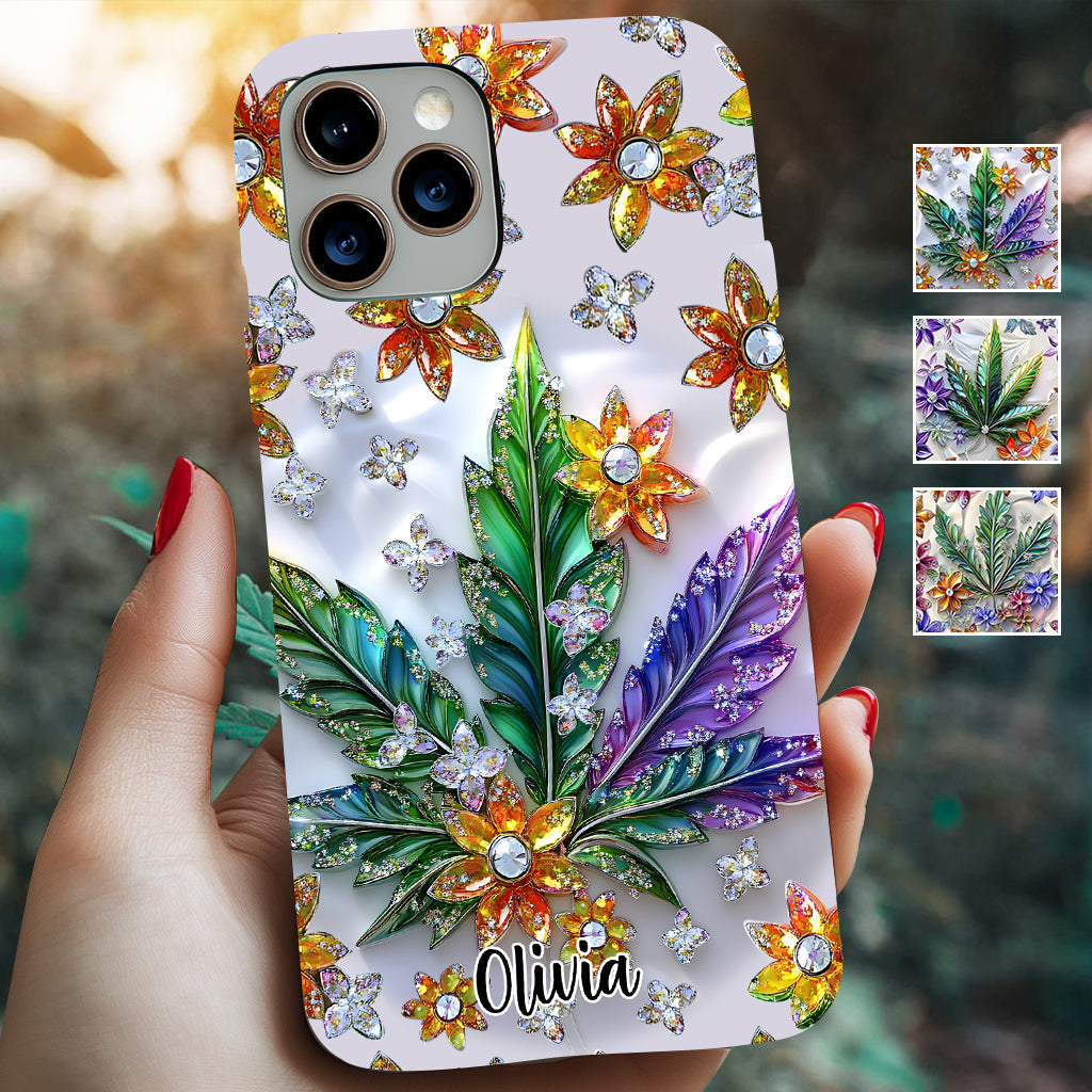 Beautiful Leaf - Personalized Weed Full Print Phone Case