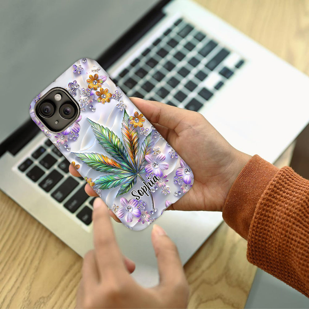 Beautiful Leaf - Personalized Weed Full Print Phone Case