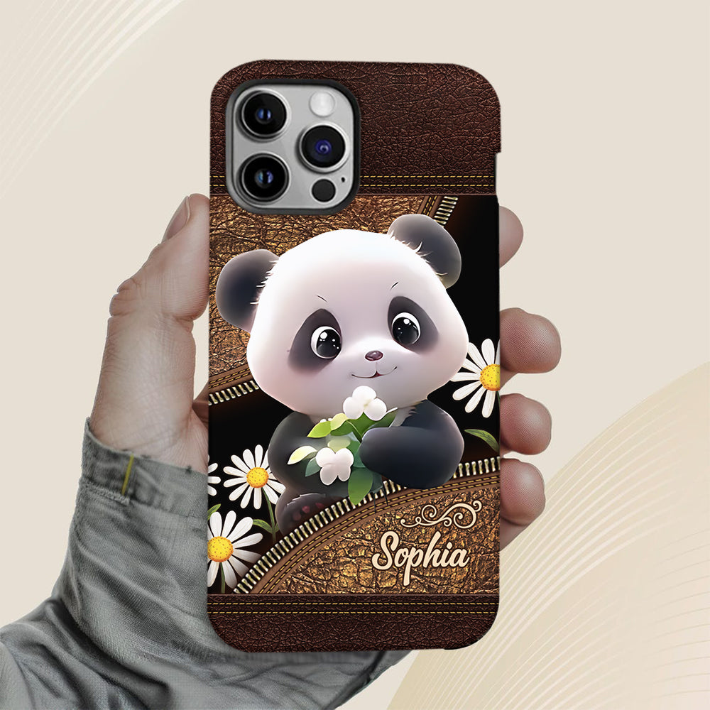 Just A Girl Who Loves Pandas - Personalized Panda Lover Full Print Phone Case