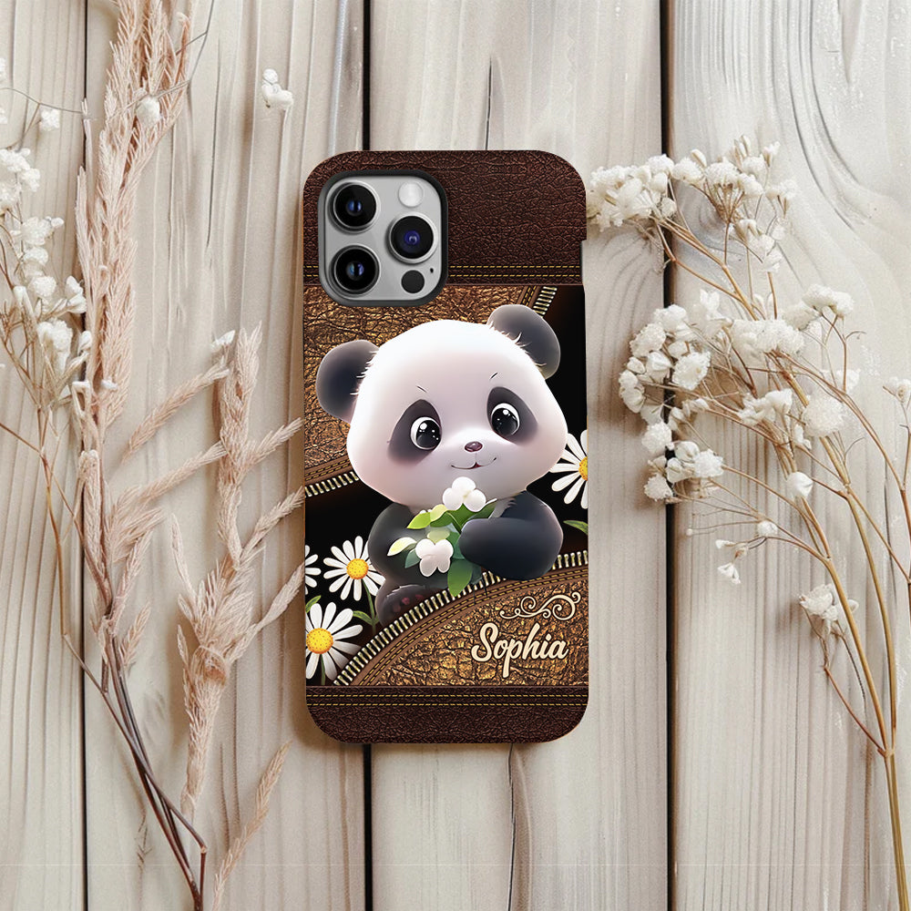 Just A Girl Who Loves Pandas - Personalized Panda Lover Full Print Phone Case