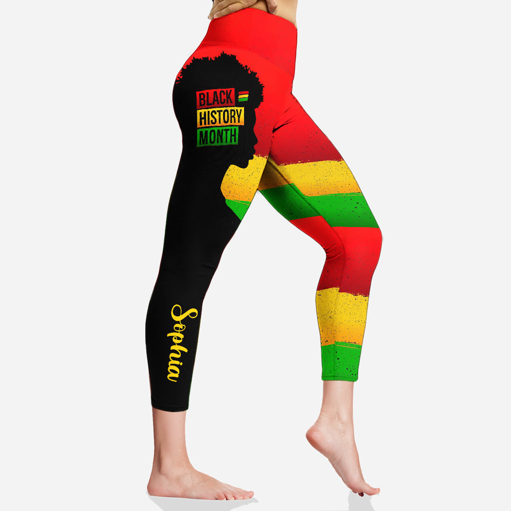 Black History Month - Personalized African American Leggings