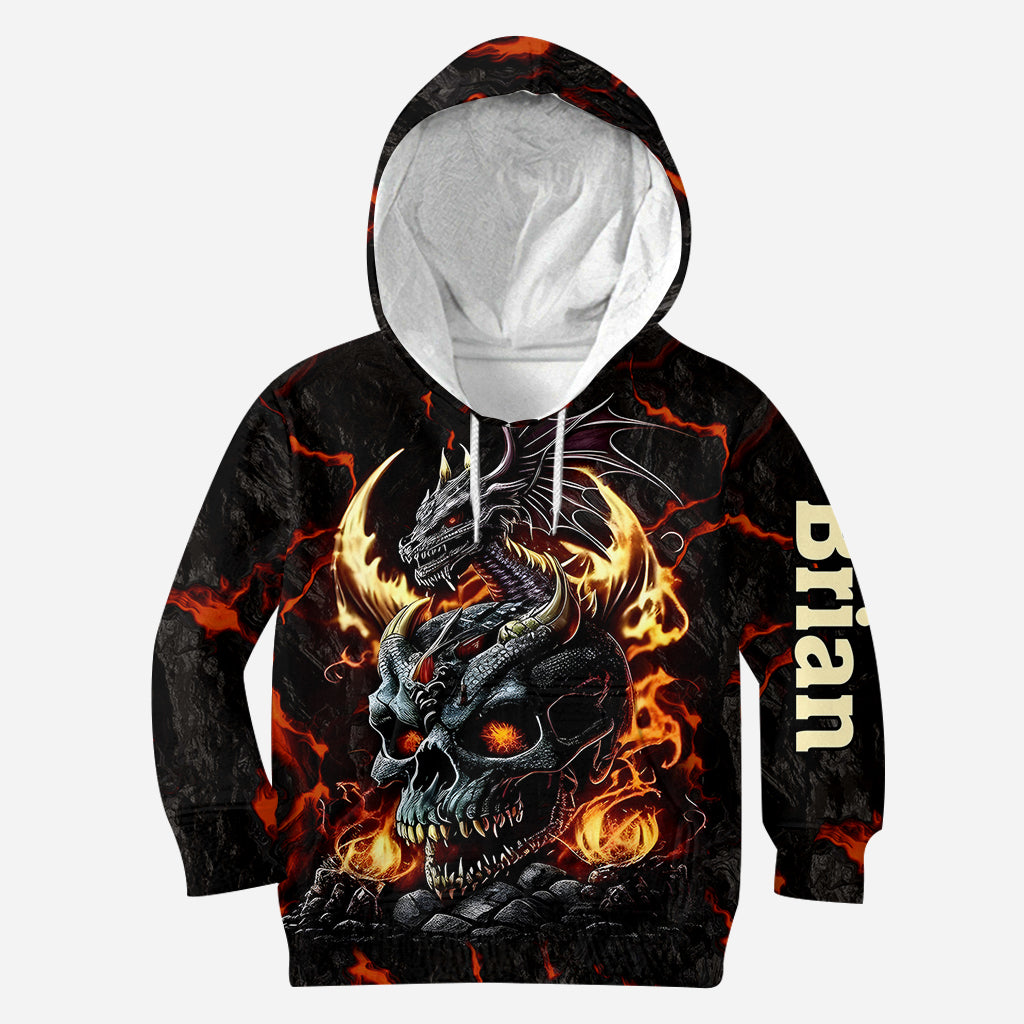 Skul and Dragon - Personalized Dragon All Over Shirt