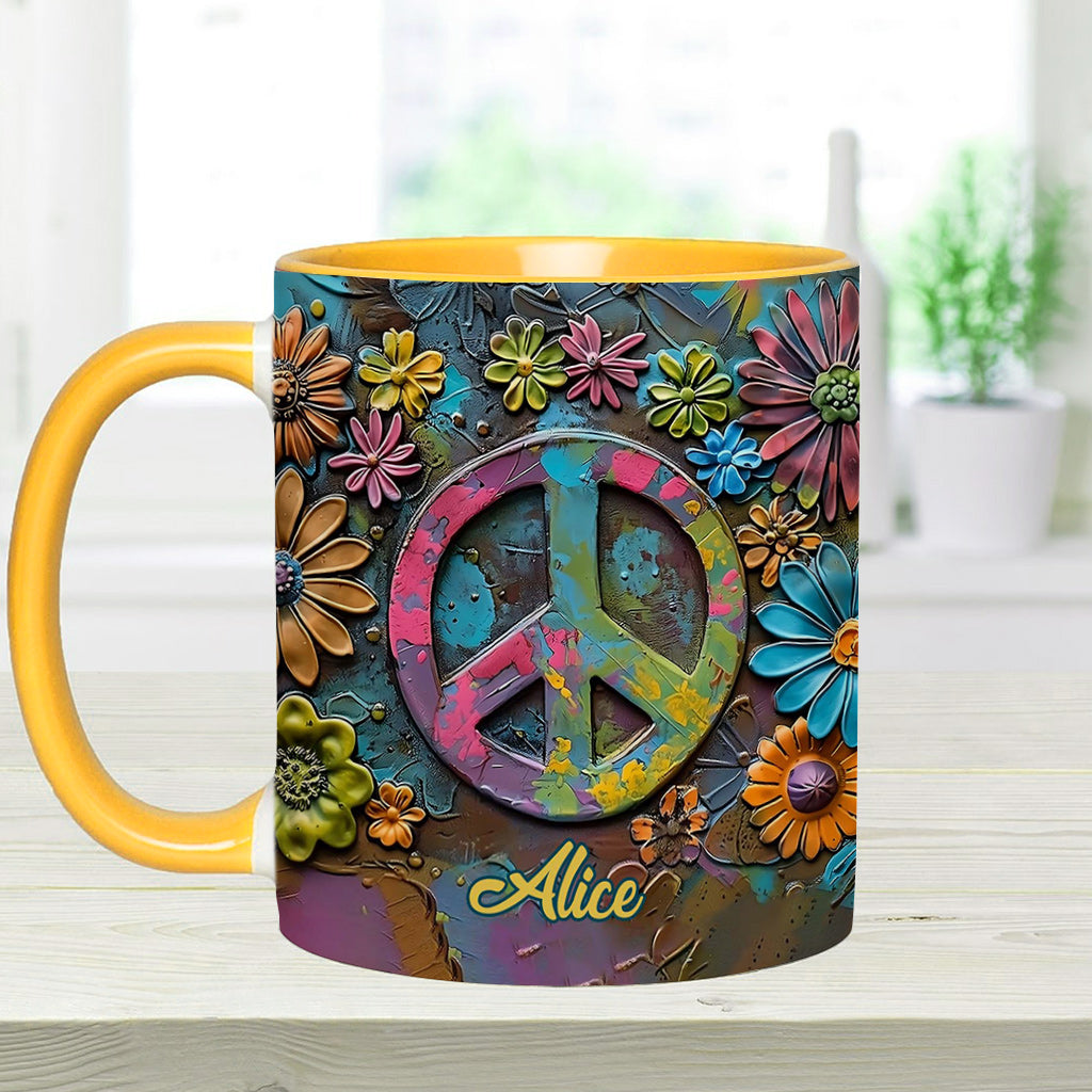 Hippie Soul - Personalized Hippie Accent Mug