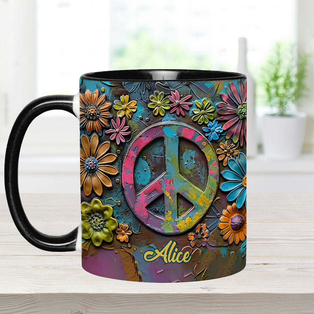Hippie Soul - Personalized Hippie Accent Mug