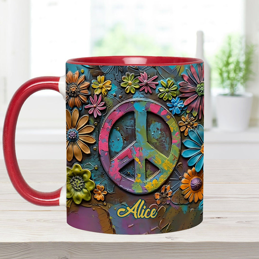Hippie Soul - Personalized Hippie Accent Mug