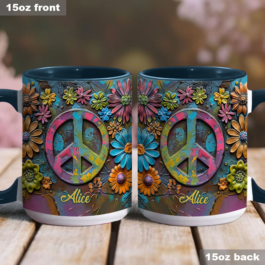 Hippie Soul - Personalized Hippie Accent Mug