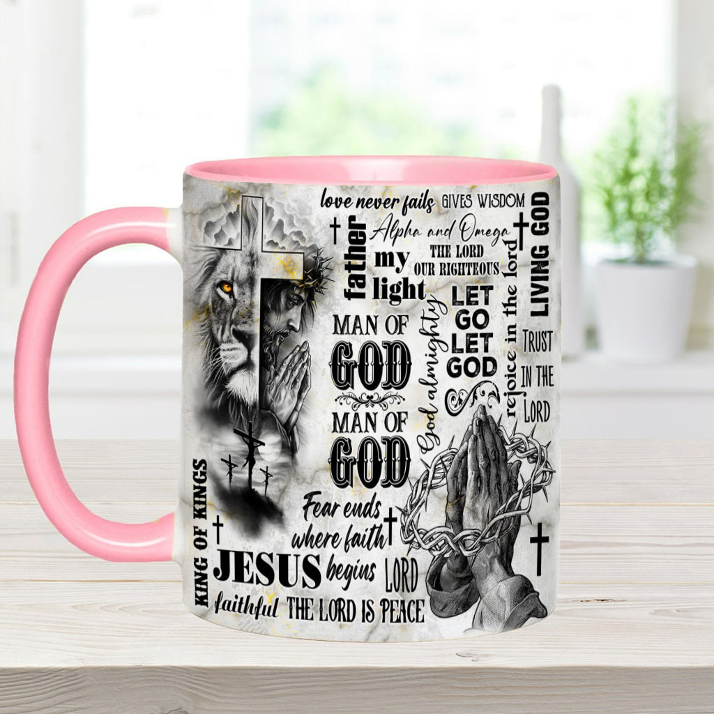 Man Of God - Personalized Christian Accent Mug