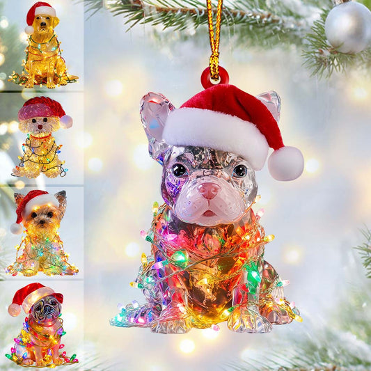 Merry Woofmas - Personalized Dog Ornament