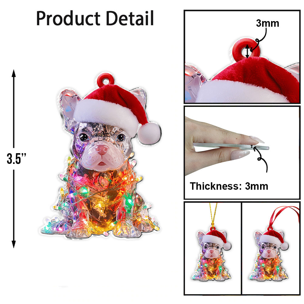 Joyeux Woofmas - Ornement personnalisé pour chien