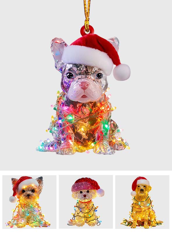 Joyeux Woofmas - Ornement personnalisé pour chien