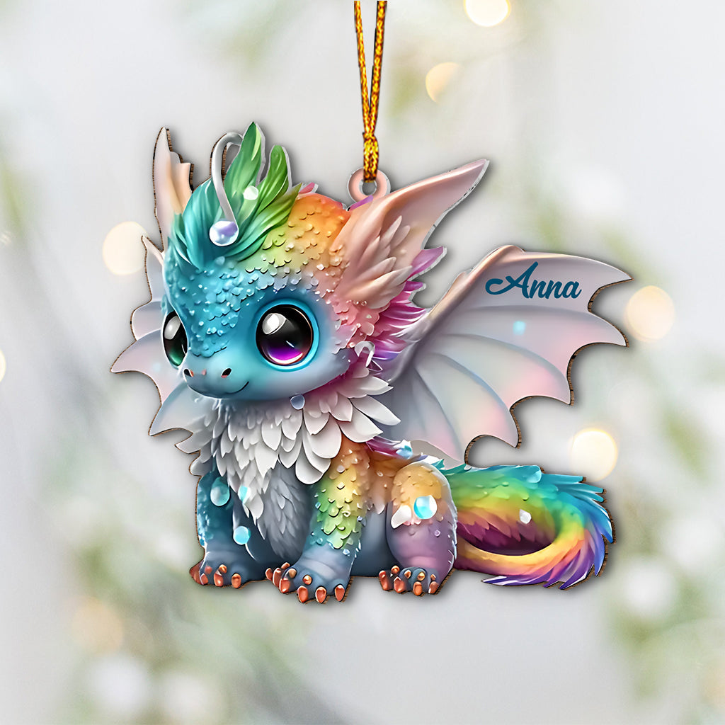 Beautiful Dragon - Personalized Dragon Ornament