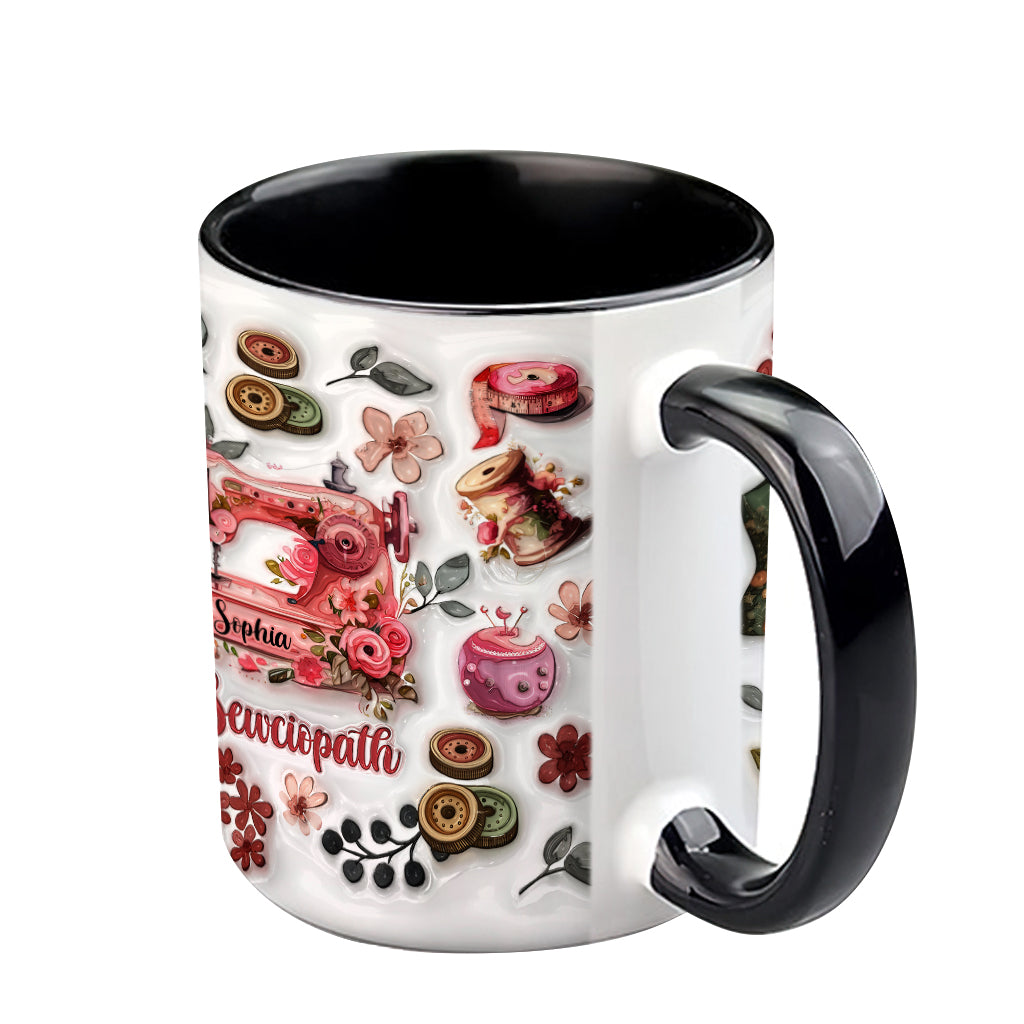 Mug Sewciopath - Accent de couture personnalisé