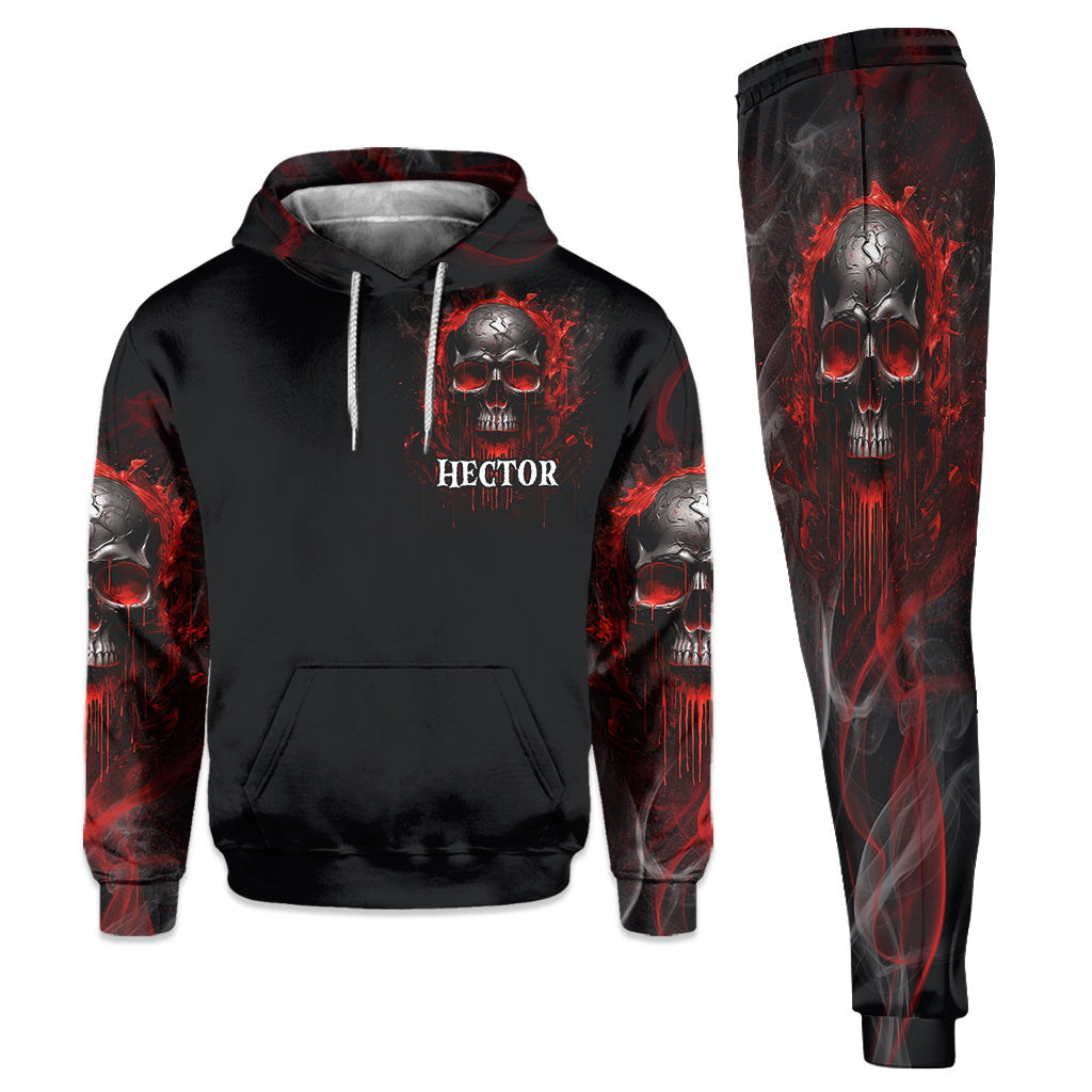 Cool Skull - Personalized Skull Hoodie and Sweatpants