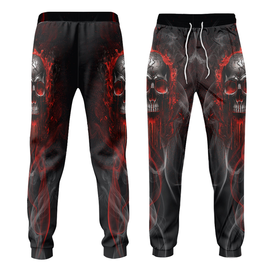 Cool Skull - Personalized Skull Hoodie and Sweatpants