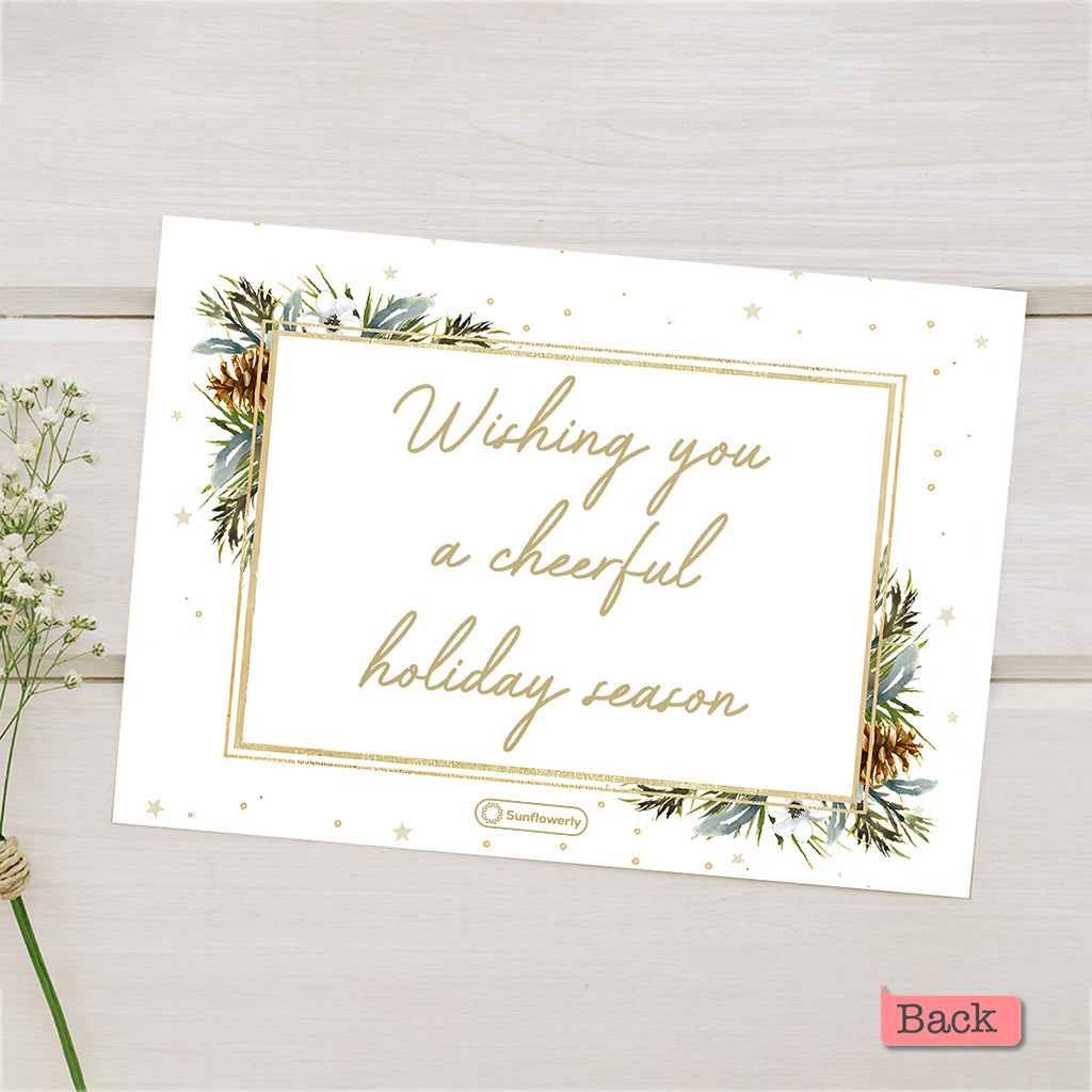 Merry Christmas  - Personalized Family Greeting Card