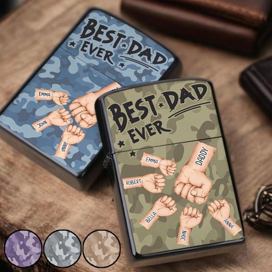Best Dad Ever - Personalized Father Lighter