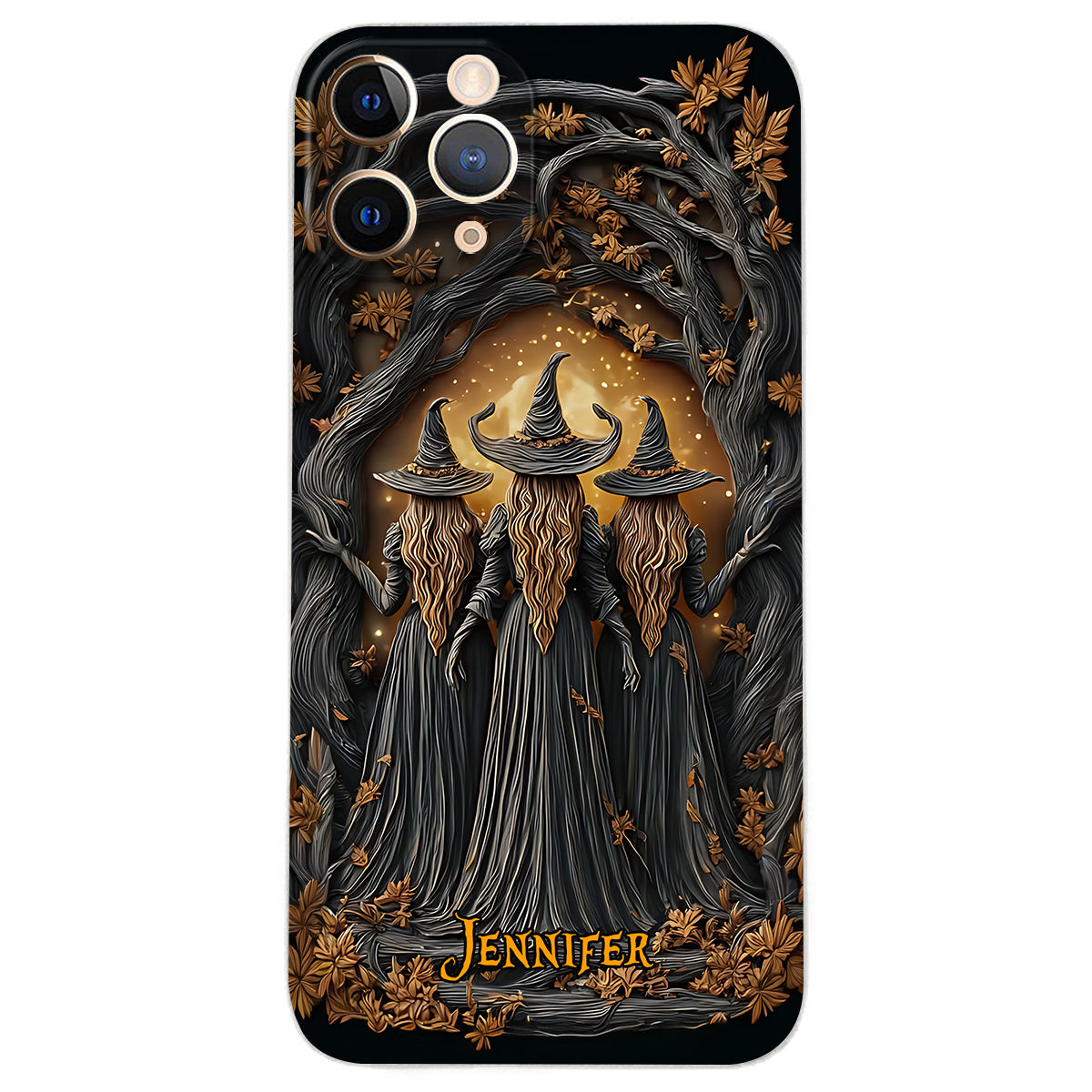 Best Witches - Personalized Witch Leather Phone Case