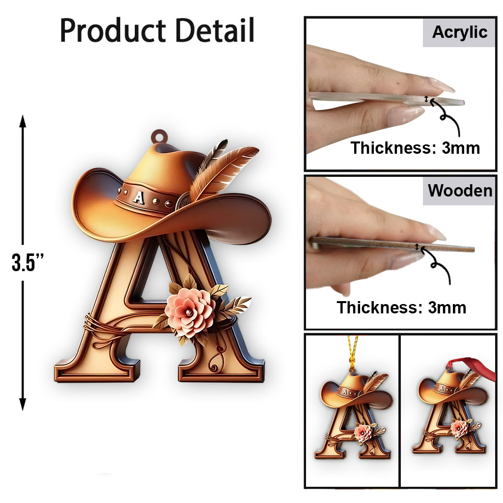 Strong Cowboy - Personalized Ornament