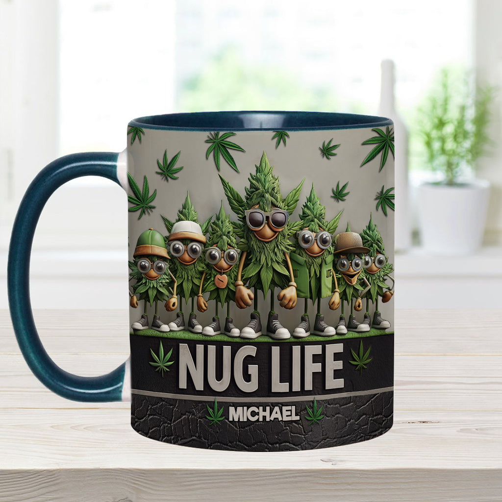 Nug Life - Personalized Weed Accent Mug