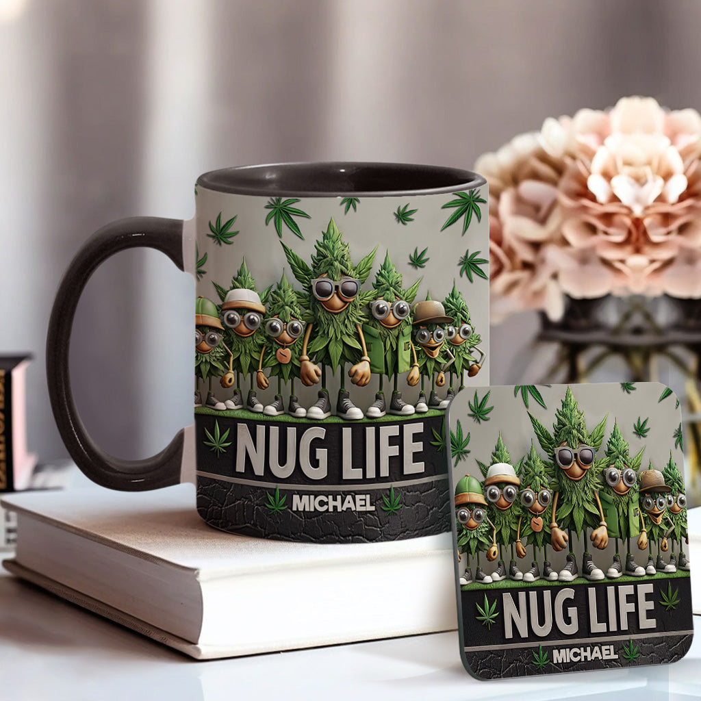 Nug Life - Personalized Weed Accent Mug