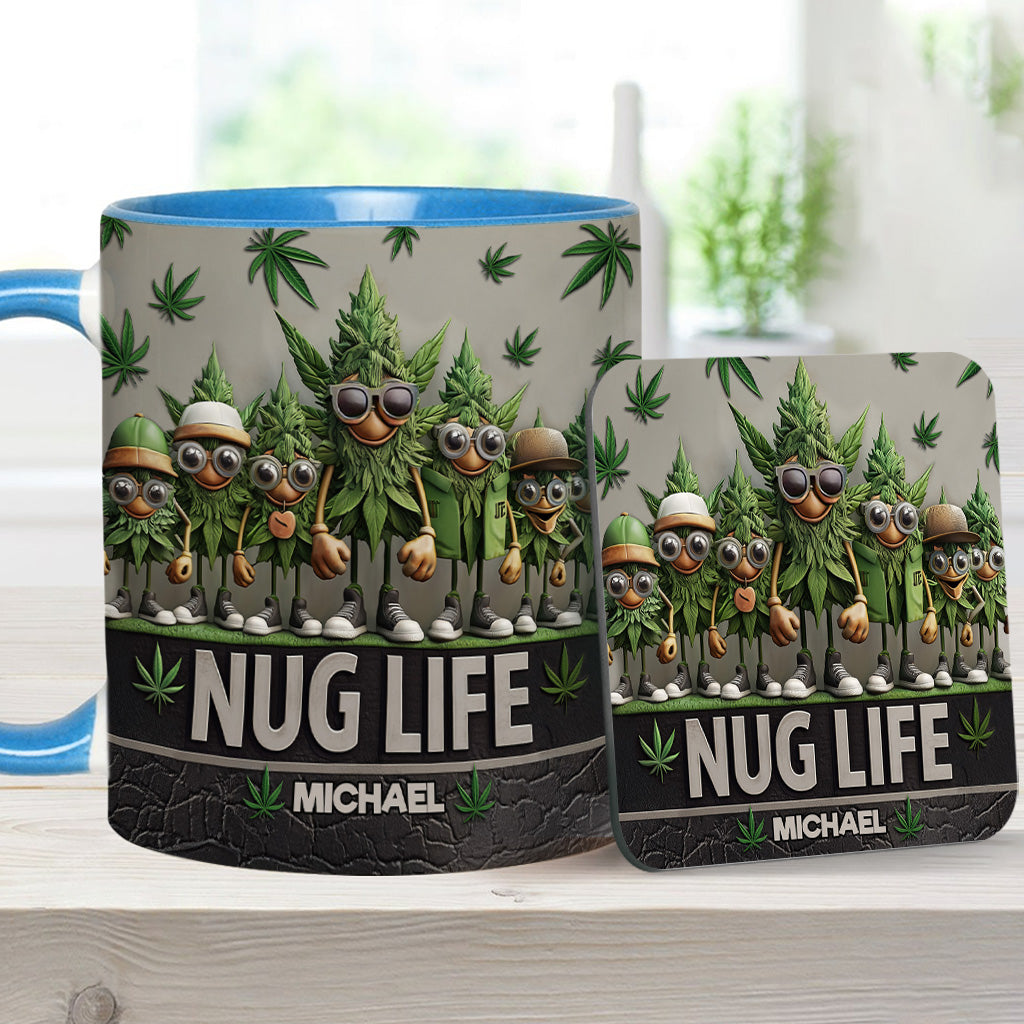 Nug Life - Personalized Weed Accent Mug