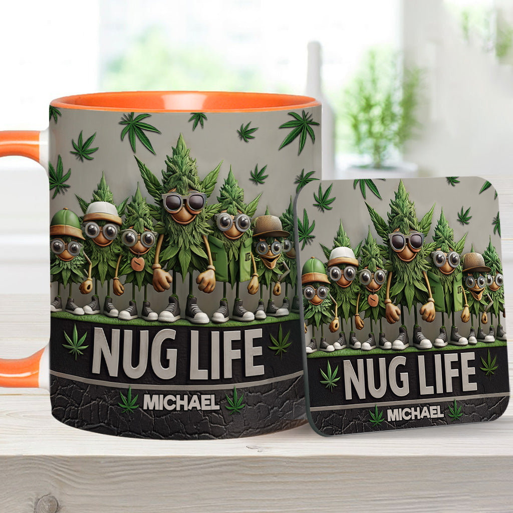 Nug Life - Personalized Weed Accent Mug