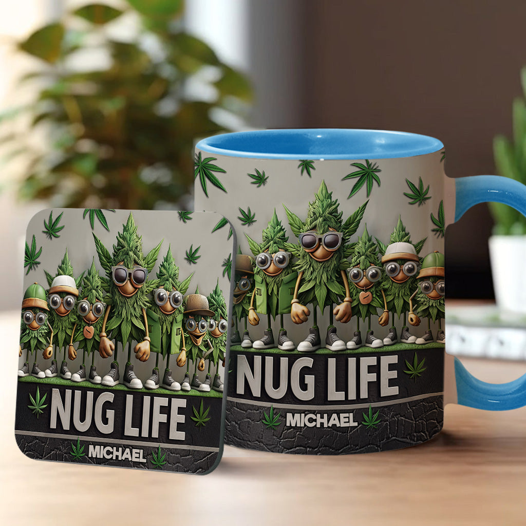 Nug Life - Personalized Weed Accent Mug