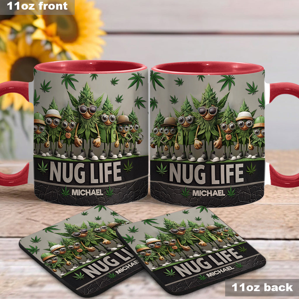 Nug Life - Personalized Weed Accent Mug