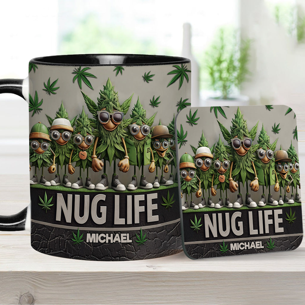 Nug Life - Personalized Weed Accent Mug