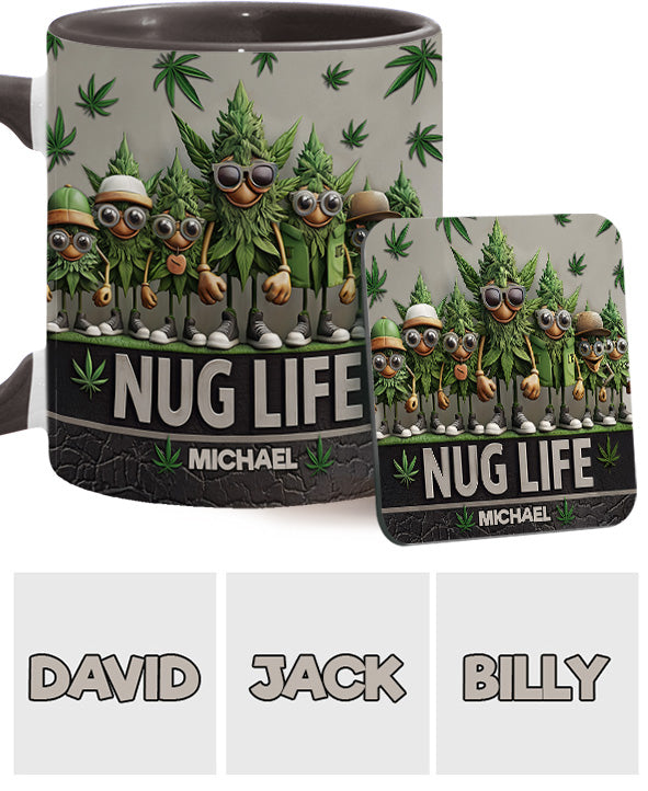 Nug Life - Personalized Weed Accent Mug