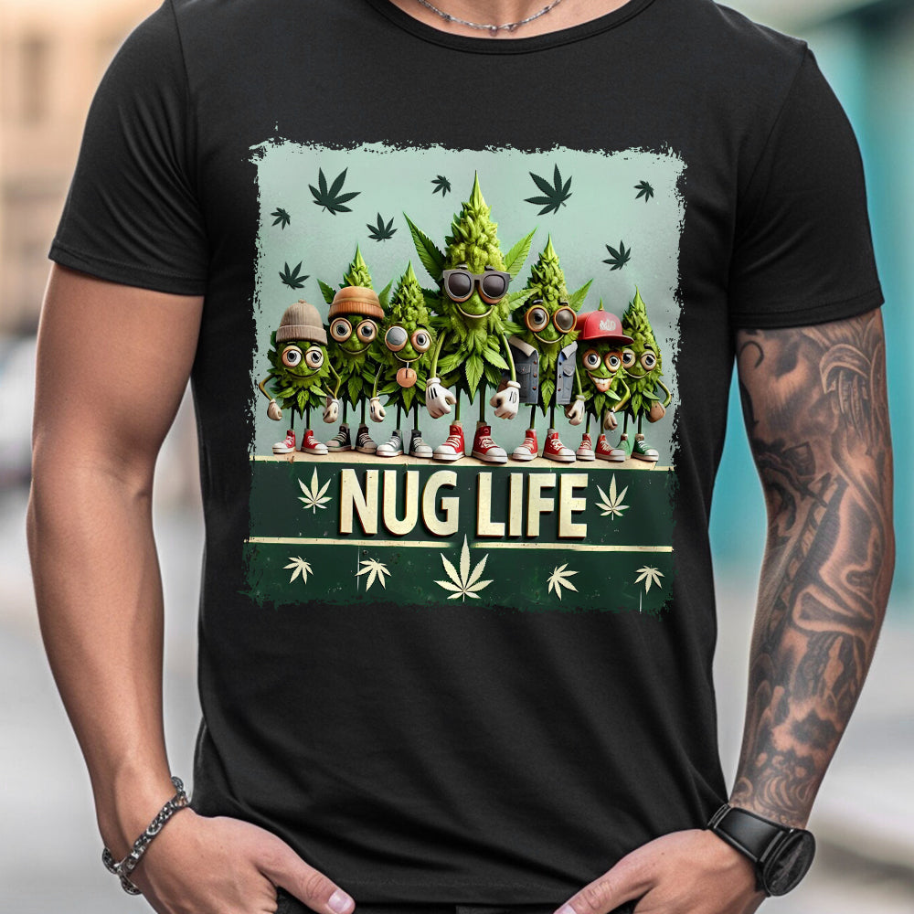 Nug Life – Weed-T-Shirt und Hoodie