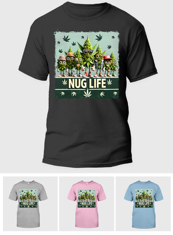 Nug Life – Weed-T-Shirt und Hoodie