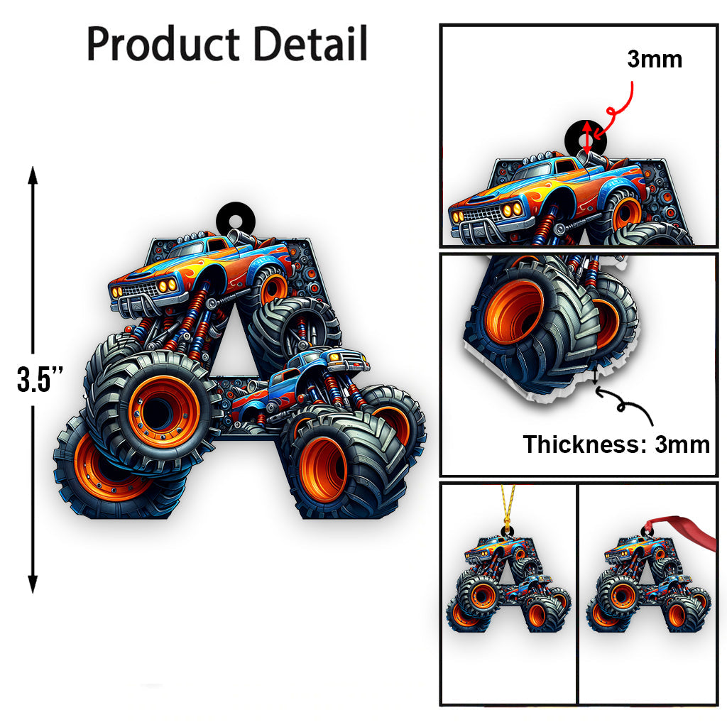 Strong Cars - Personalized Kid Ornament