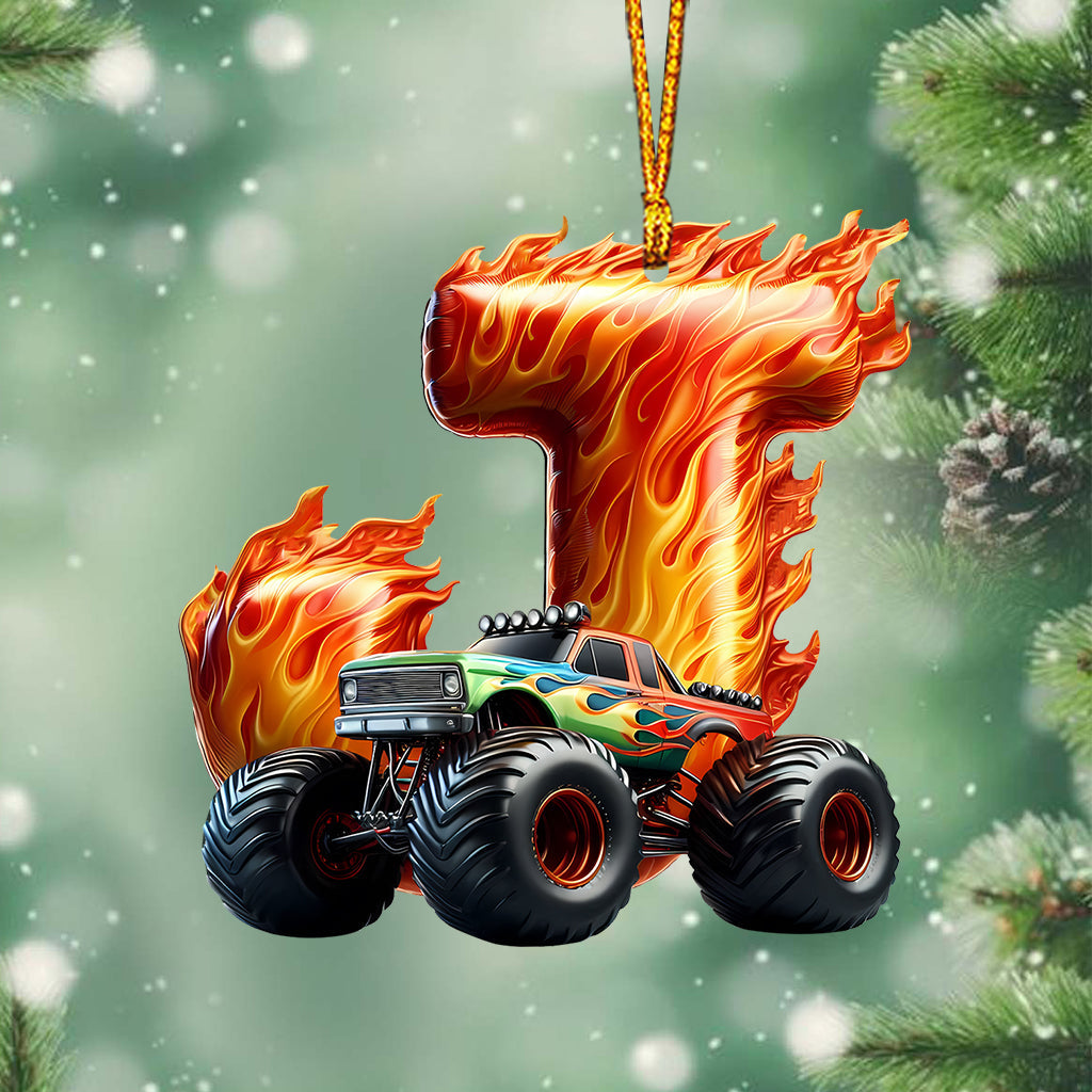 Strong Cars - Personalized Kid Ornament