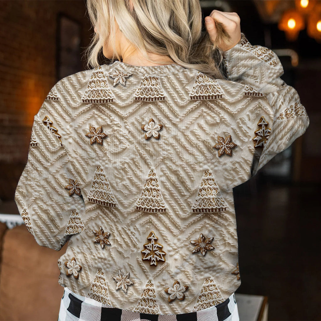 Omas Lebkuchen - Personalisierter Oma-Hässlicher-Pullover