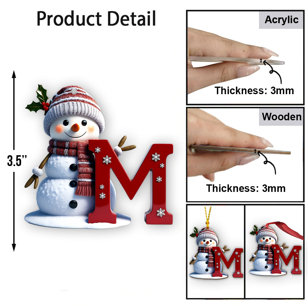 Merry Christmas - Personalized Family Ornament