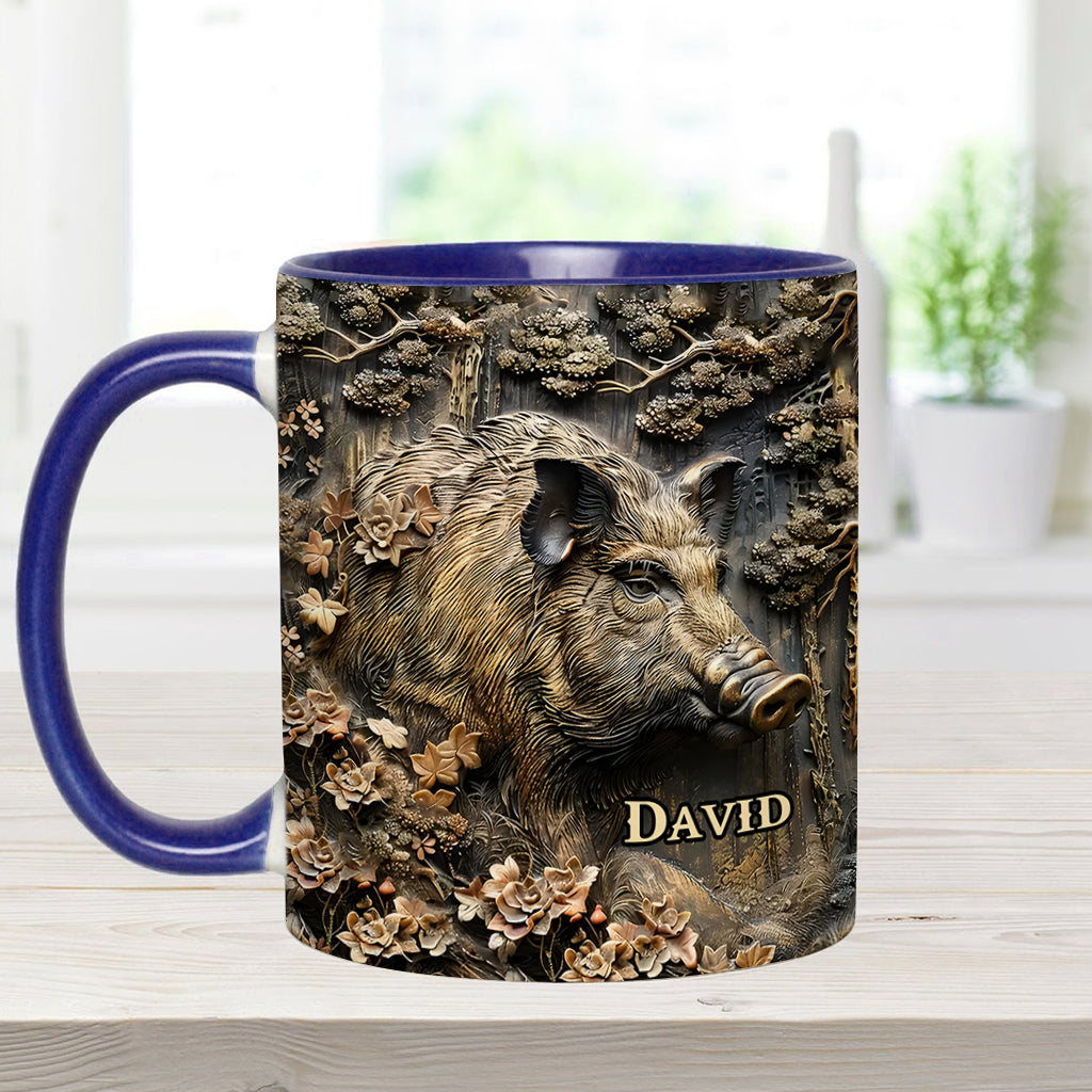 Personalisierte Tasse mit Jagdmotiv – Beliebiger Name