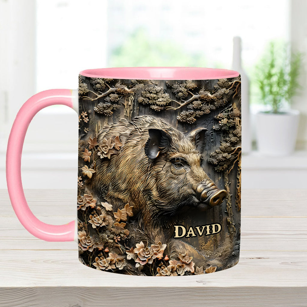Personalisierte Tasse mit Jagdmotiv – Beliebiger Name