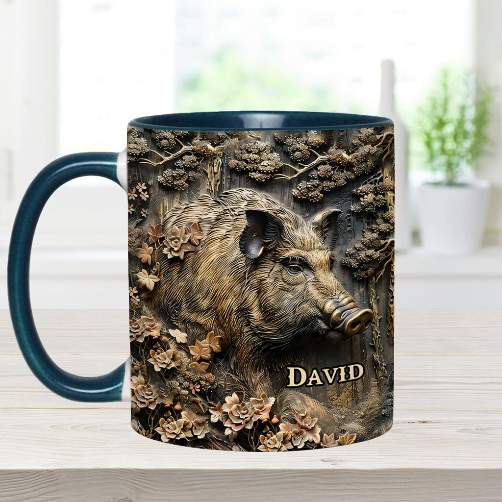 Personalisierte Tasse mit Jagdmotiv – Beliebiger Name
