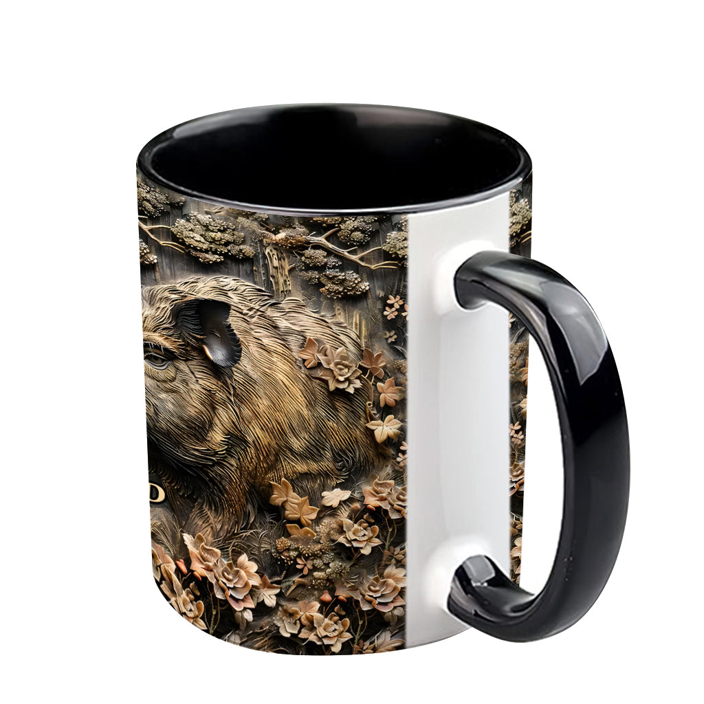 Personalisierte Tasse mit Jagdmotiv – Beliebiger Name