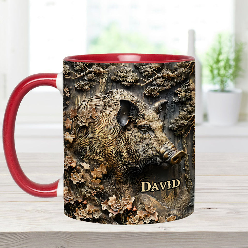 Personalisierte Tasse mit Jagdmotiv – Beliebiger Name