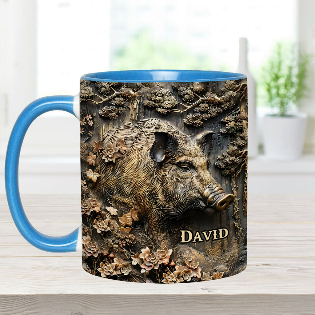 Personalisierte Tasse mit Jagdmotiv – Beliebiger Name
