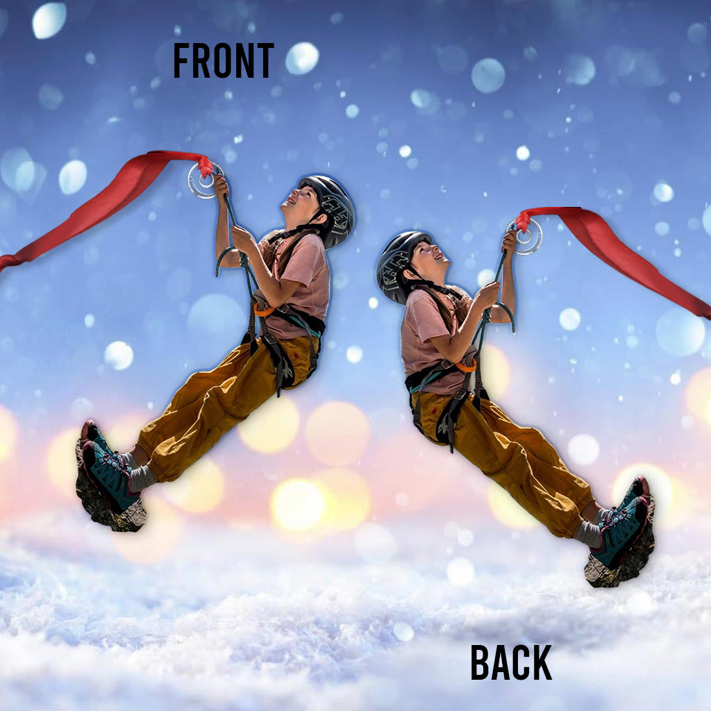 Ornement découpé avec photo - Ornement personnalisé de forme unique