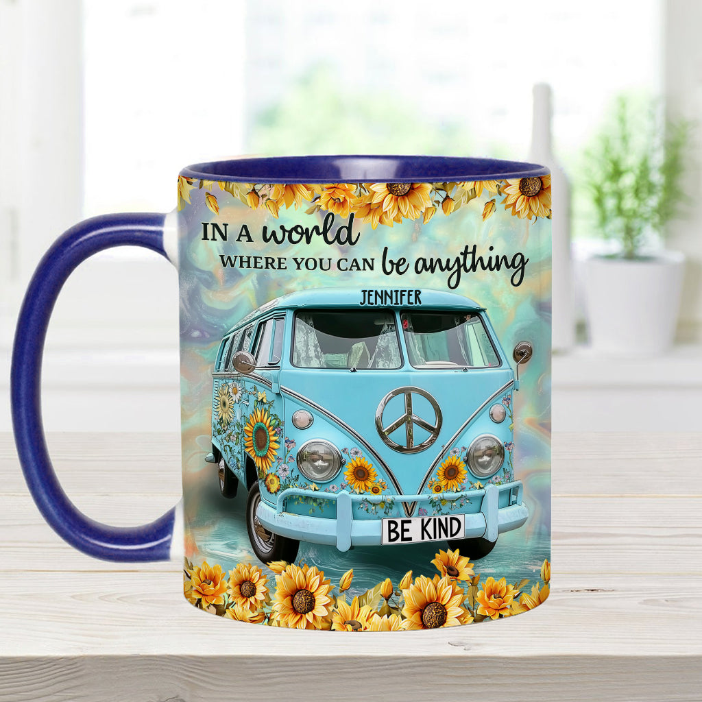 Be Kind - Personalized Hippie Accent Mug