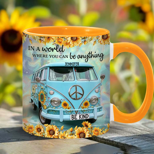Be Kind - Personalized Hippie Accent Mug