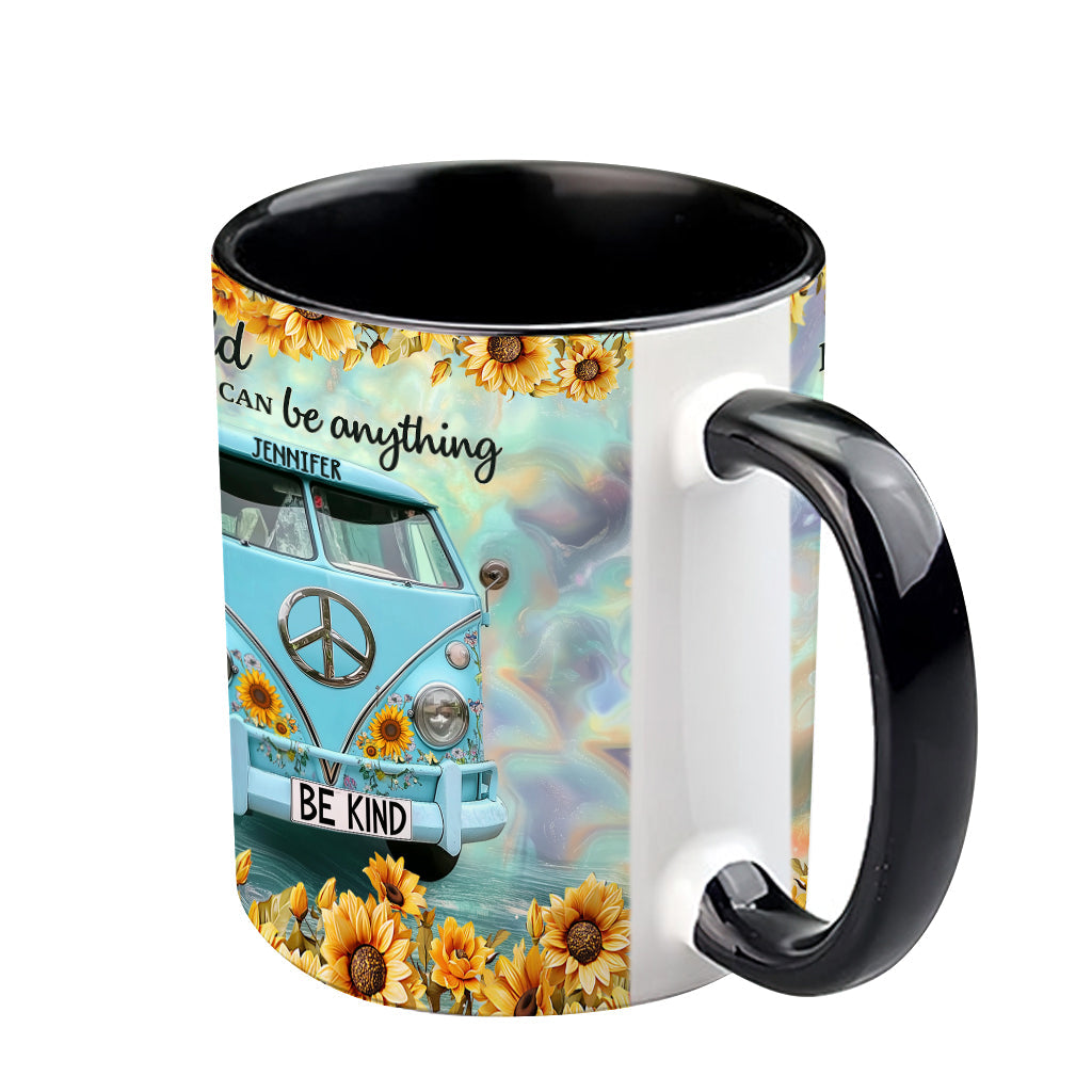 Be Kind - Personalized Hippie Accent Mug