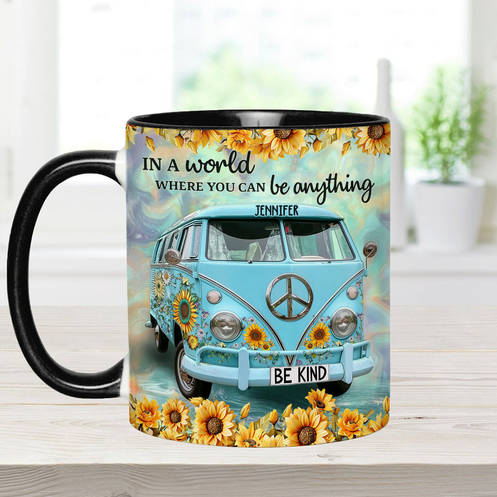 Be Kind - Personalized Hippie Accent Mug