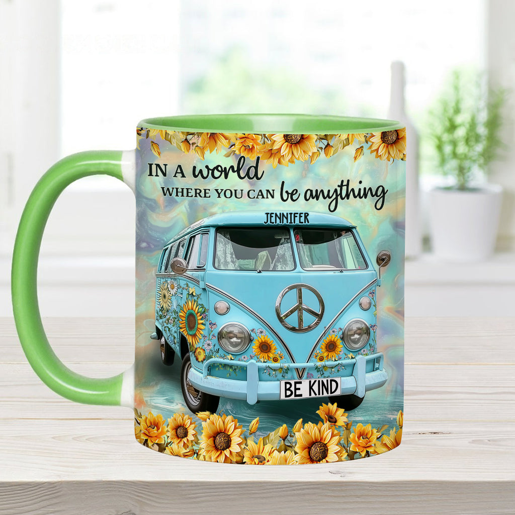 Be Kind - Personalized Hippie Accent Mug